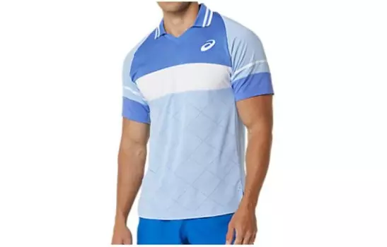 Рубашка поло Actibreeze мужская синяя Asics, синий