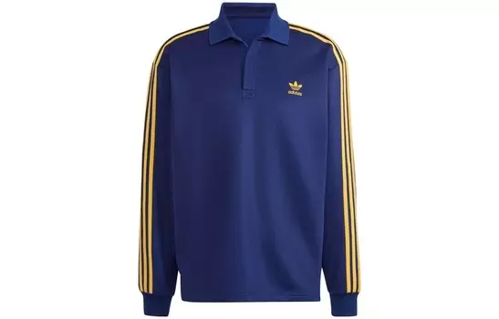 Рубашка поло ADICOLOR мужская темно-синяя Adidas Originals, темно-синий