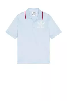 Рубашка поло adidas by Wales Bonner, цвет Glow Blue