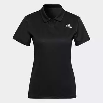 Рубашка-поло Adidas HEAT.RDY, черный/белый