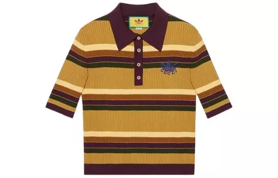 Рубашка поло Adidas Originals X ADIDAS унисекс желтая Gucci, желтый