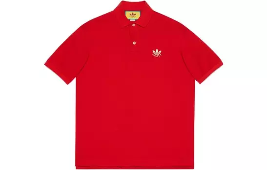 Рубашка поло Adidas Originals X ADIDAS унисекс красная Gucci, красный