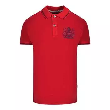 Рубашка-Поло Aldis с кружевом Aquascutum, красный