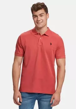 Рубашка-поло ALFRED U.S. Polo Assn., цвет mineral red
