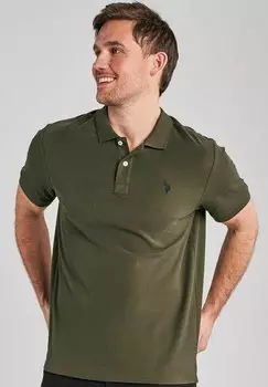Рубашка-поло ALFRED U.S. Polo Assn., цвет forest night