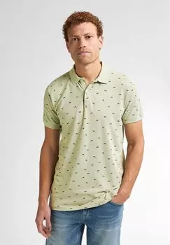 Рубашка поло ALL-OVER PRINT PALMVIEW Petrol Industries, светло-зеленый