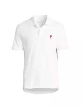 Рубашка поло Ami De Coeur Ami Paris, белый