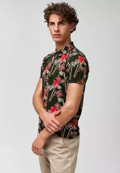 Рубашка-поло ANYMORE WITH NATURE PATTERN 4funkyflavours, цвет green