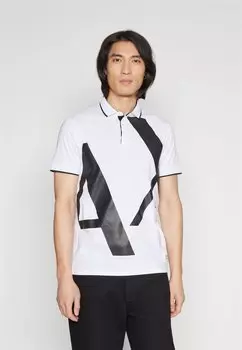 Рубашка-поло Armani Exchange, белая