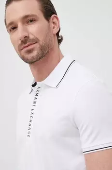 Рубашка поло Armani Exchange, белый