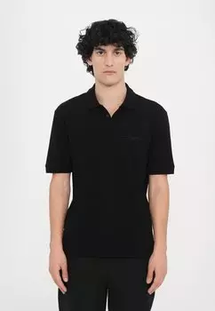 Рубашка поло Armani Exchange, черный