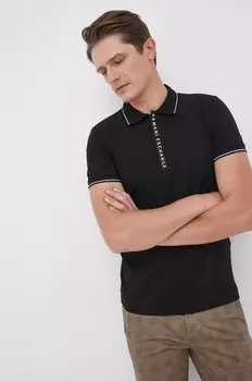 Рубашка поло Armani Exchange, черный