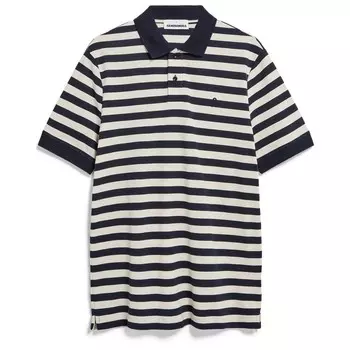 Рубашка поло Armedangels Fibraas Stripes, цвет Night Sky/Oatmilk