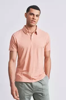 Рубашка-Поло Arnold из хлопка и льна Aubin, мультиколор