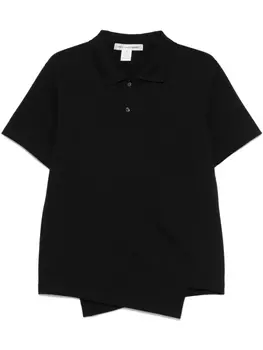 Рубашка-поло асимметричного кроя Comme Des Garons Shirt, черный
