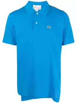 Рубашка поло асимметричного кроя из коллаборации с Lacoste Comme Des Garons Shirt, синий