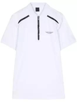 Рубашка поло Aston Martin с логотипом Hackett, белый