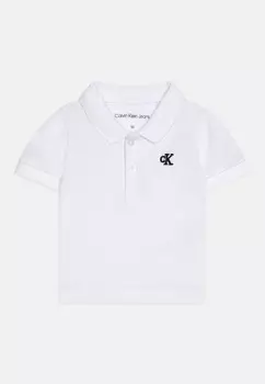 Рубашка-поло BABY SUMMER UNISEX Calvin Klein Jeans, цвет bright white