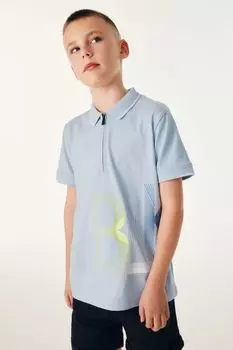 Рубашка-Поло Baker By Ted Baker, синий