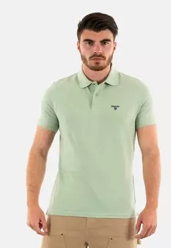 Рубашка поло Barbour, зеленый