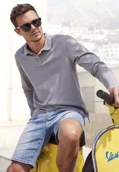 Рубашка поло Beach Time, серый