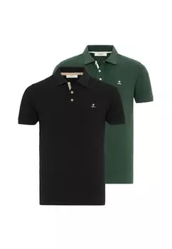 Рубашка поло BEAU 2 PACK Antioch, цвет Mottled Dark Green