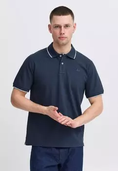 Рубашка поло BHEDIN Blend, синий
