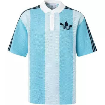 Рубашка поло BLOKECORE унисекс зеленая Adidas Originals, зеленый