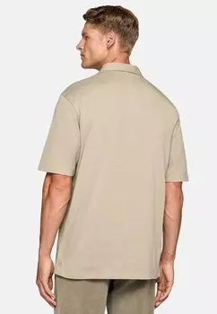 Рубашка поло Boggi Milano, серо-коричневый