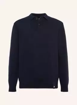 Рубашка поло BOGGI MILANO Strick Regular Fit, синий