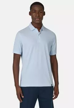 Рубашка поло Boggi Milano, светло-голубой