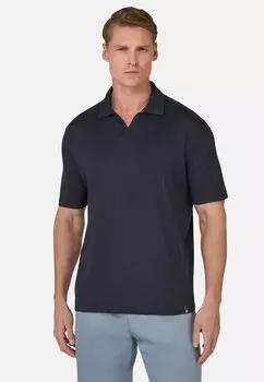 Рубашка поло Boggi Milano, темно-синий