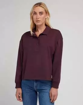 Рубашка-Поло бойфренда родео Lee, бордовый