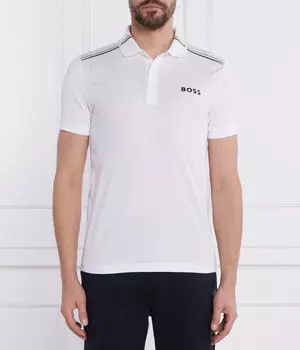 Рубашка поло Boss Green, белый
