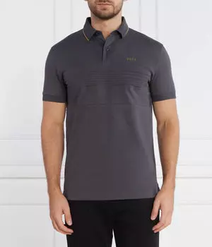 Рубашка поло Boss Green, черный