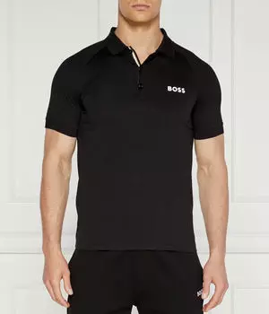 Рубашка поло Boss Green, черный