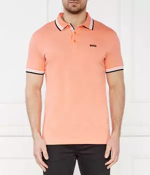 Рубашка поло Boss Green, красный