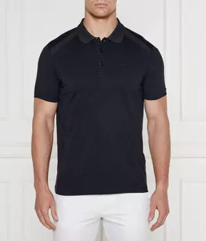 Рубашка поло Boss Green, синий