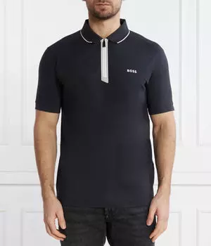 Рубашка поло Boss Green, синий