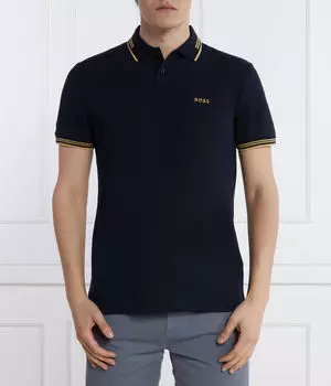 Рубашка поло Boss Green, синий