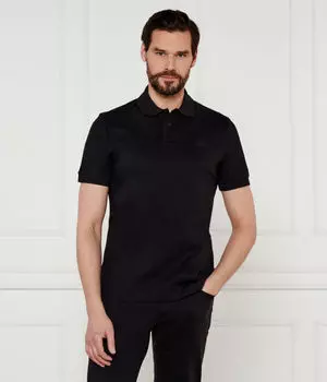 Рубашка поло Boss Orange, черный