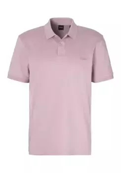 Рубашка-поло BOSS ORANGE "Pe_Interlock", с воротником-поло, цвет Open Purple548