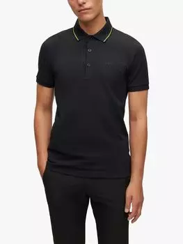 Рубашка поло BOSS Paule Iconic HUGO BOSS, древесный уголь