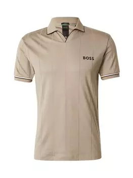 Рубашка поло BOSS Performance Shirt Palle, хаки
