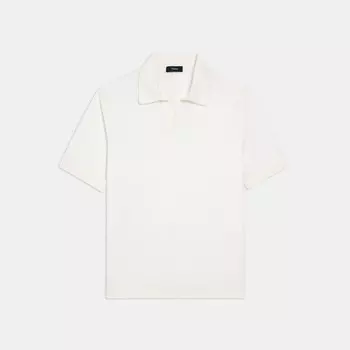 Рубашка-поло Brenan из хлопка и льна Theory