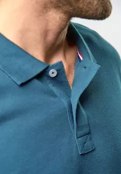 Рубашка поло BRETT LONG SLEEVE U.S. Polo Assn., бирюзовый