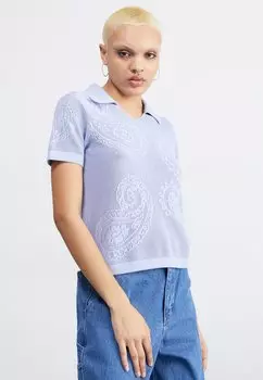 Рубашка-поло BRIANA OPEN Obey Clothing, цвет hydrangea