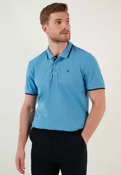 Рубашка-поло Buratti, цвет light blue