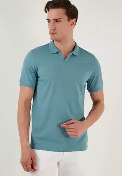 Рубашка-поло Buratti, синяя