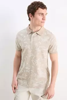 Рубашка поло C&A, бежевый